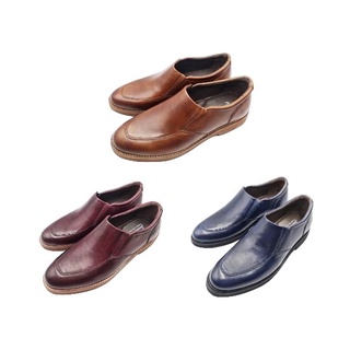สินค้า Saramanda รุ่น 167024 รองเท้าคัชชูผู้ชาย หนังแท้ แบบสวม มี 3 สี