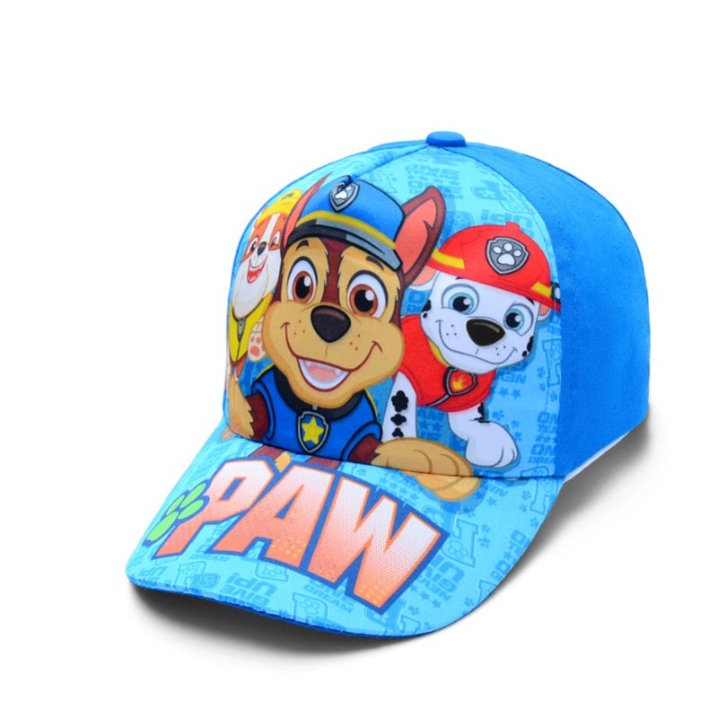 หมวกกีฬา-ลายการ์ตูน-spiderman-paw-patrol-แฟชั่นฤดูร้อน-สําหรับเด็กผู้ชาย