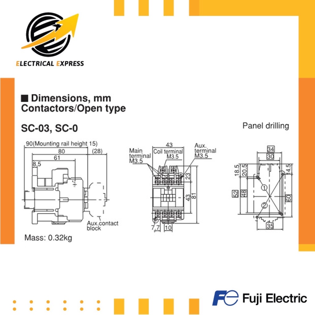 fuji-electric-แมกเนติกสตาร์ทเตอร์-รุ่น-sw-03-3h-coil-200-220vac-fuji-magnetic-motor-starters