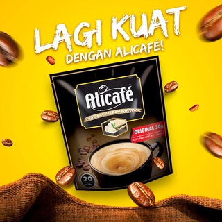 กาแฟผสมโสม Alicafe Tongkat Ali Dan Ginseng  30g (20ซอง)