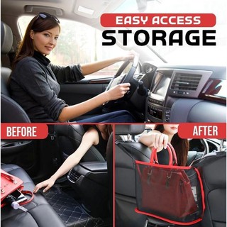 mulit function car seat net storage ที่วางกระเป๋าของใช้อัจริยะ