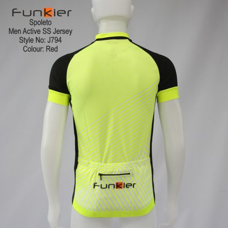 เสื้อจักรยานแขนสั้นผู้ชาย-funkier-j-794-เหลือง