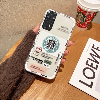 New เคสโทรศัพท์  Xiaomi Redmi Note 11 4G 11s Note11 Pro 5G Thai Version 2022 Phone Case Fashion Clear Shockproof McDonalds Illustration Soft Case Cover เคส Note11Pro