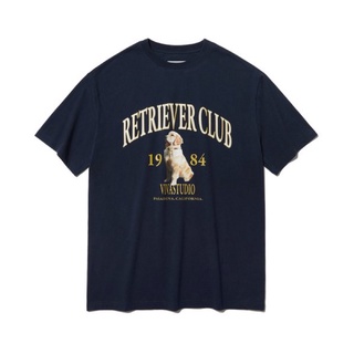 [S-5XL] พร้อมส่งกดได้เลย Vivastudio RETRIEVER SHORT SLEEVE KS [NAVY]