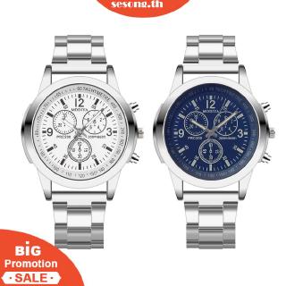 สินค้า [Lowest price] COD นาฬิกาข้อมือ สายสแตนเลส สำหรับผู้ชาย