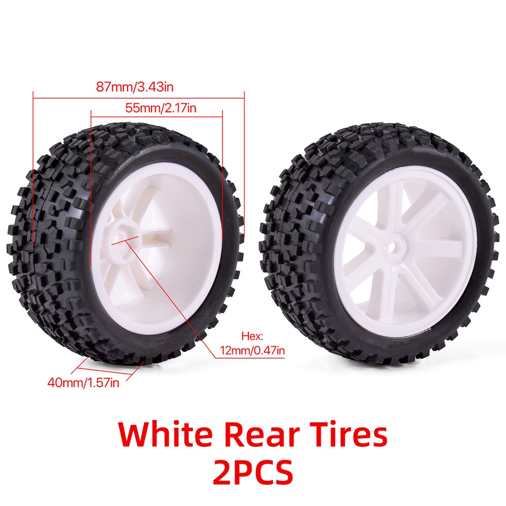 RC Car Wheels and Tires for 144001 124019 12428 124017 124016 124018