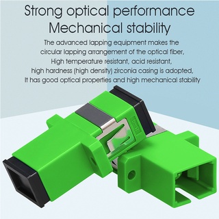 SC APC Simplex mode Fiber optic Adapter SC APC Optical fiber coupler SC Fiber flange