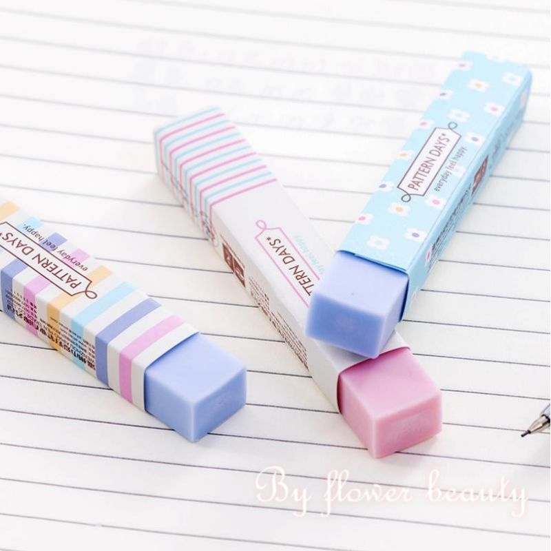 พร้อมส่ง-ยางลบเรนโบว์-ยางลบแท่ง-ยางลบ-ยางลบสีหวาน-ยางลบสีพาสเทล-ยางลบน่ารัก-ของจีบลูกค้า-ราคาถูก