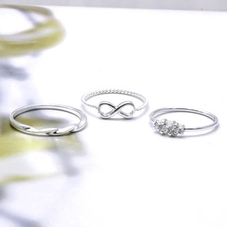 ภาพหน้าปกสินค้าStar Jewelry แหวนเงินแท้ 92.5% แหวนแฟชั่น แหวนมินิมอล รุ่น RS3059, 60, 61 ที่เกี่ยวข้อง