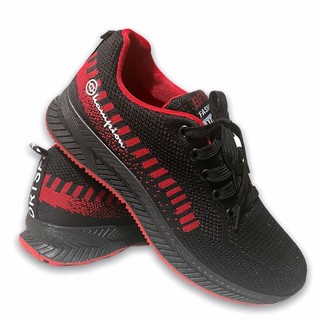 รองเท้าผ้าสำหรับผู้ชาย DTR-3540 (สีดำ-แดง) สินคัาขายดีจากทางร้าน!!