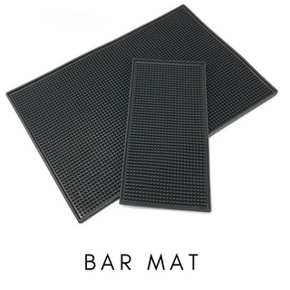 แผ่นยางกันลื่น แผ่นยางรองแก้ว ทนความร้อน สำหรับบาร์กาแฟ Bar Mat