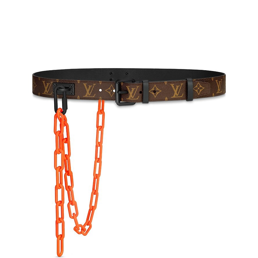 Louis Vuitton, Accessories, Louis Vuitton X Virgil Abloh 4mm90 Belt  Orange