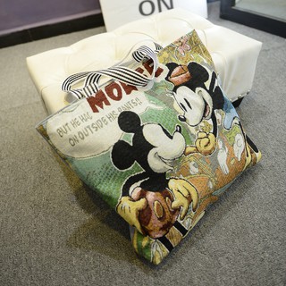 ภาพขนาดย่อของภาพหน้าปกสินค้ากระเป๋าผ้าใบสะพายไหล่ลายการ์ตูน Mickey จากร้าน newone2.th บน Shopee