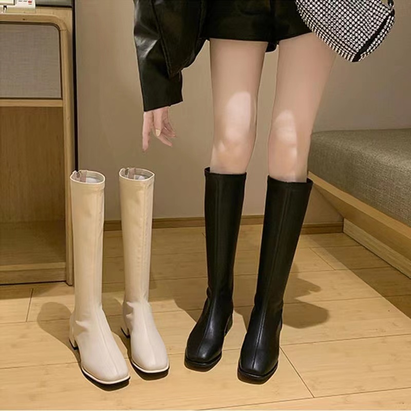ภาพหน้าปกสินค้ารองเท้าบูท ไซส์ รองเท้าผู้หญิงไซส์ใหญ่ รองเท้าบูทยาวเหนือเข่ารุ่นเกาหลีทุกคู่
