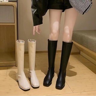 ♂✸รองเท้าบูท ไซส์ รองเท้าผู้หญิงไซส์ใหญ่  รองเท้าบูทยาวเหนือเข่ารุ่นเกาหลีทุกคู่