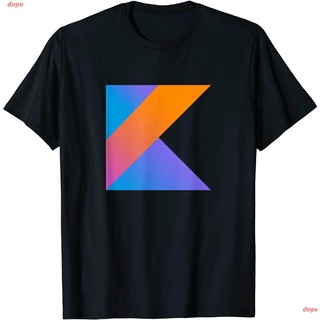 เสื้อยืดผ้าฝ้ายพิมพ์ลาย dope นักเขียนโปรแกรม Kotlin T-shirt For Kotlin Programmers T-Shirt t shirt men cotton เสื้อยืด ผ