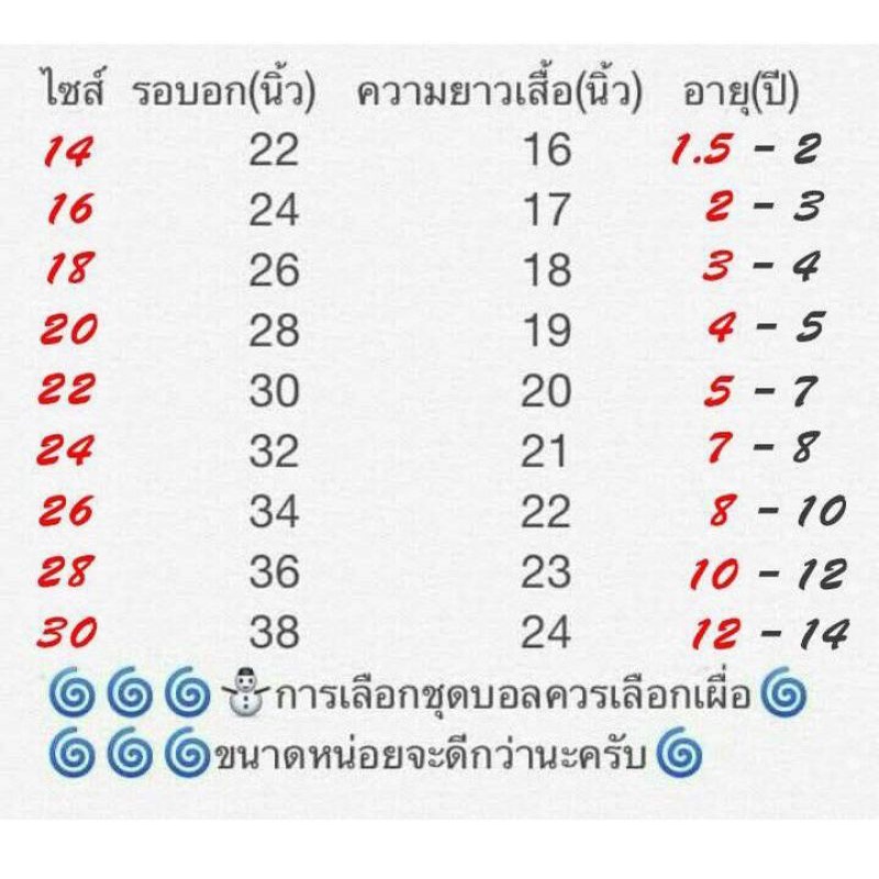 ชุดบอลเด็ก-2-12ขวบ-เสื้อ-กางเกง-ทีมบุรีรัมย์ยูไนเต็ด