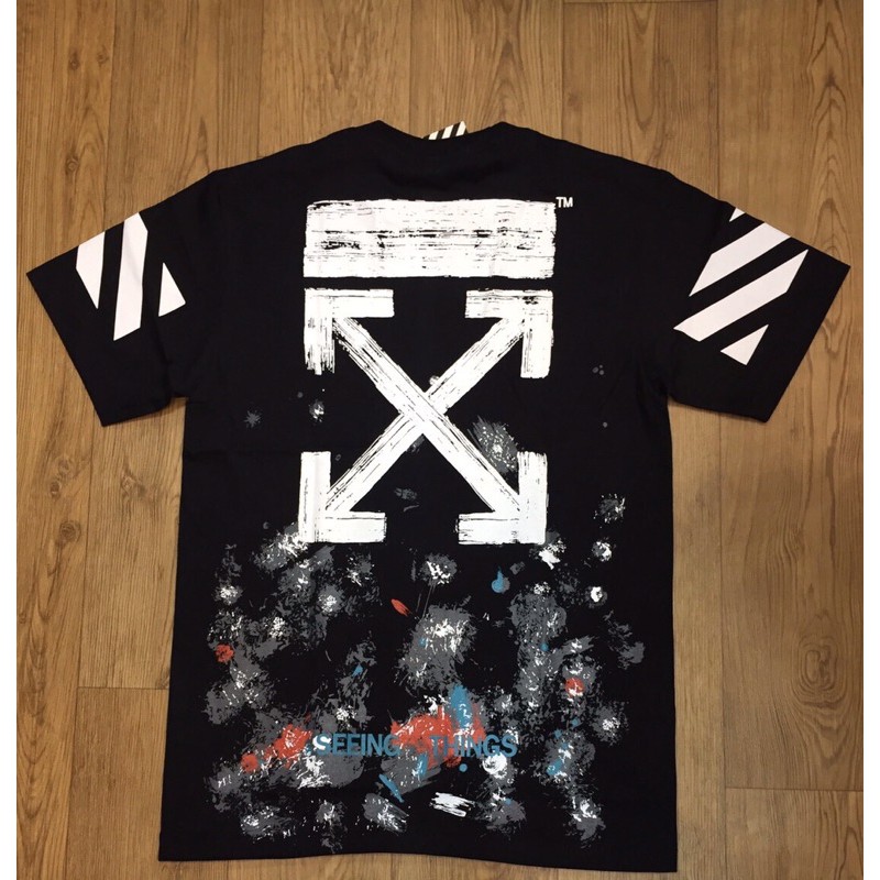 offwhite galaxy brushedオフホワイト ギャラクシーtシャツ