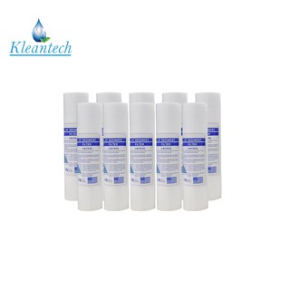 KLEANTECH 10 pcs.sediment filter ไส้กรองน้ำดื่ม เครื่องกรองน้ำ PP 5 um. size 10