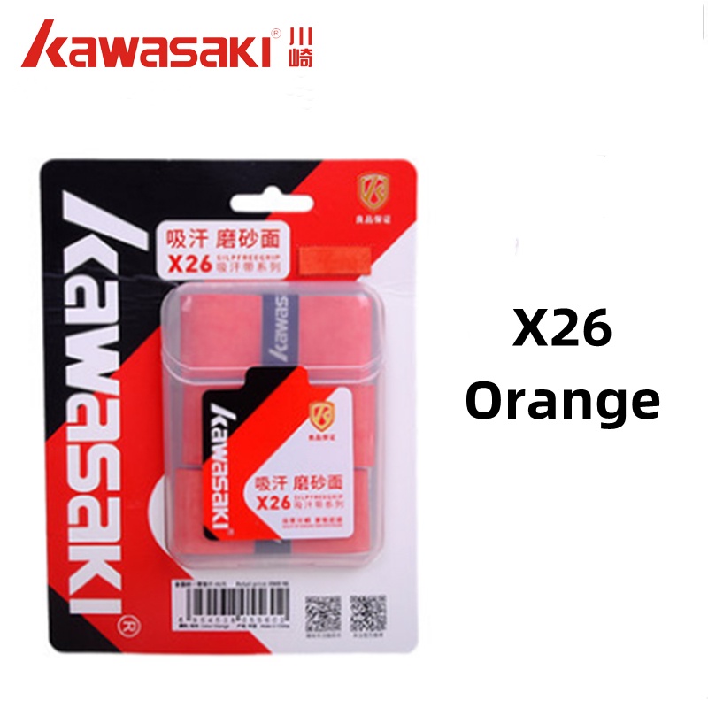 ภาพที่ให้รายละเอียดเกี่ยวกับ Kawasaki เทปพันด้ามจับไม้เทนนิส แบดมินตัน กันลื่น ระบายอากาศ X26 3 ชิ้น ต่อล็อต