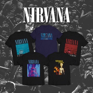 เสื้อยืด ลายวง Kaos Nirvana Series DTG Kornit