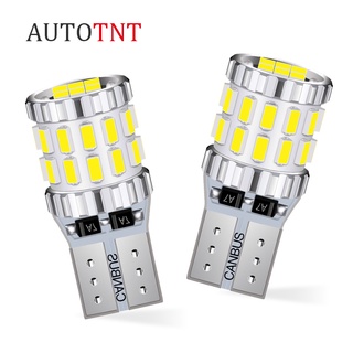 หลอดไฟจอดรถยนต์ W5W 194 168 T10 LED DC12V-24V 3014 ชิป 30SMD ไม่มีข้อผิดพลาด OBC 2 ชิ้น