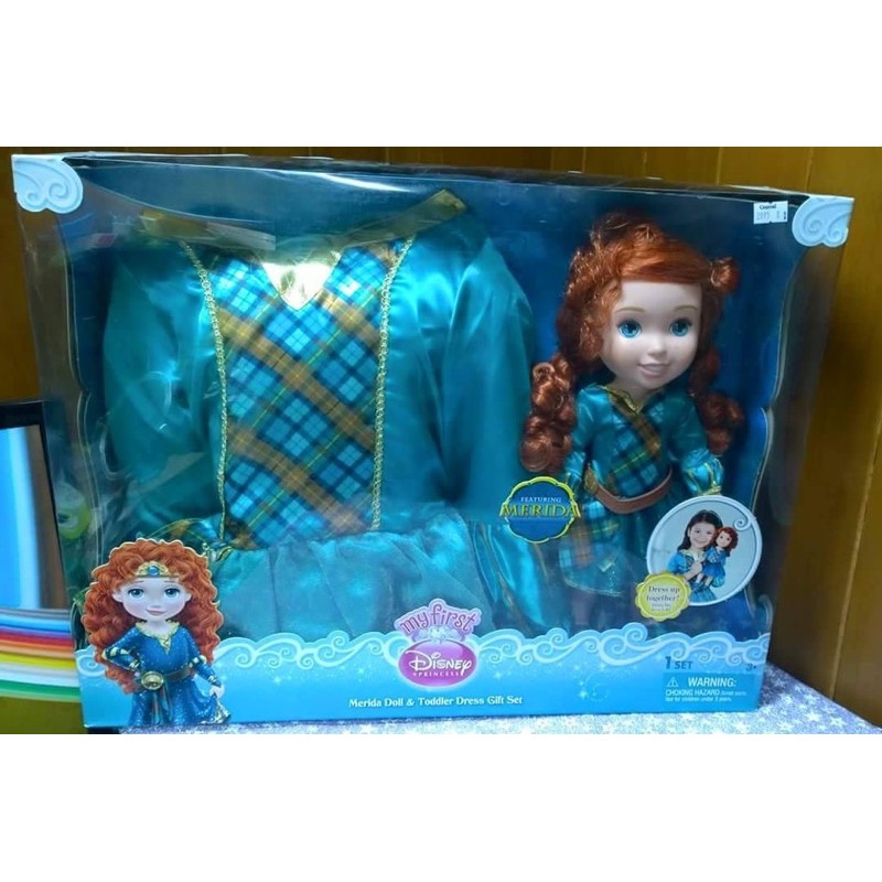 My first Disney princess รุ่น Merida Doll & Toddler dress Gift set