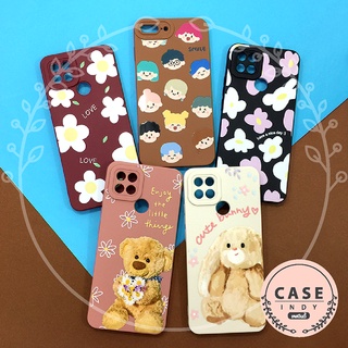 Oppo A3s A5s A15 A16 A16k A31 A53 A57(2022) A59 A74(4G) A74(5G)เคสมือถือนิ่ม TPU กันเลนส์กล้องนูนลายการ์ตูน