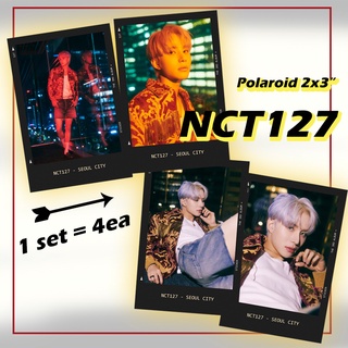 ภาพย่อรูปภาพสินค้าแรกของ127 - sticker เซตรูป 2x3 นิ้ว (4ใบ) seoul city - kpop