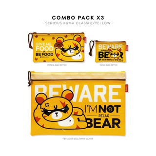 สินค้า กระเป๋า PVC ลาย Serious Kuma