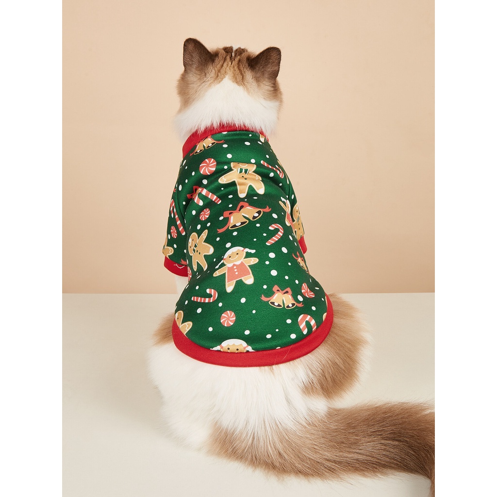 ภาพสินค้าMASTI คริสต์มาสจำกัด   เสื้อผ้า พิมพ์ลายน่ารัก สำหรับสัตว์เลี้ย สุนัข แมว สไตล์คริสต์มาสLI0295 จากร้าน kuike136.th บน Shopee ภาพที่ 3