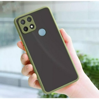 ส่งจากกรุงเทพ Case Realme C21 เคสโทรศัพท์ realme C21 เคสกันกระแทก ปุ่มสีผิวด้าน เคสกันรอยกล้อง ขอบนิ่มหลังแข็ง