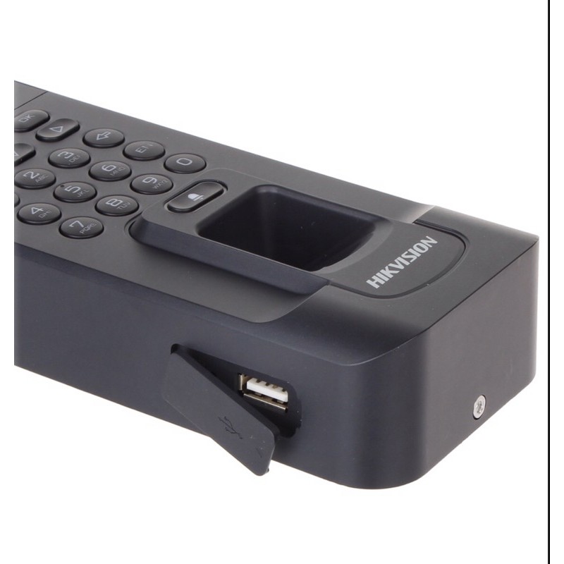 hikvision-เครื่องสแกนลายนิ้วมือ-fingerprint-access-control-terminal-รุ่น-ds-k1t804a-series-สีดำ-black