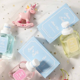 ภาพขนาดย่อของภาพหน้าปกสินค้าE023 น้ำหอม Bear et Baby 50 ml. น้ำหอมกลิ่นนมสด พีช ลูกแพร์ ส้มโอ แป้งเด็ก จากร้าน luo1205 บน Shopee