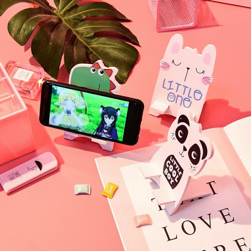 พร้อมส่ง-ที่วางมือถือลายการ์ตูน-พร้อมส่ง-ที่วางโทรศัพท์น่ารักๆ-ขนาดพกพาน่ารักกะทัดรัด