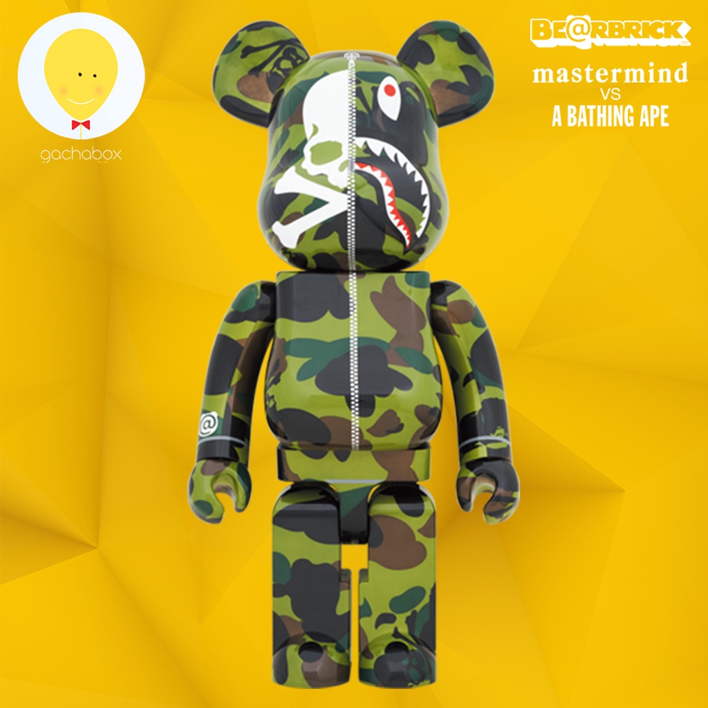 gachabox Bearbrick mastermind X BAPE (Green) 1000% - Medicom gachabox Bearbrick mastermind X BAPE (Green) 1000% - Medicom
