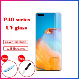 ฟิล์มกระจกนิรภัย UV สำหรับ Huawei Film Huawei Huawei Mate 60 50 40 Pro+ 30 Pro Nova 11 Pro 10 9 8 P60 P50 P40 Pro+ P30 P20