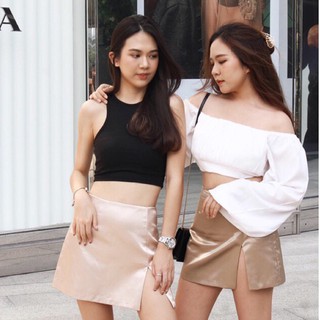 Amavi.bkk | HEIDI SKIRT กระโปรงซาตินเอวสูง