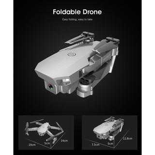 ภาพขนาดย่อของภาพหน้าปกสินค้าDrone E68 โดรนพับได้ 4K HD กล้อง WIFI โดรนไร้สาย โดรนบังคับ Real Time Wide Angle Drone Altitude Hold Auto Hover จากร้าน pun1_mall บน Shopee ภาพที่ 4