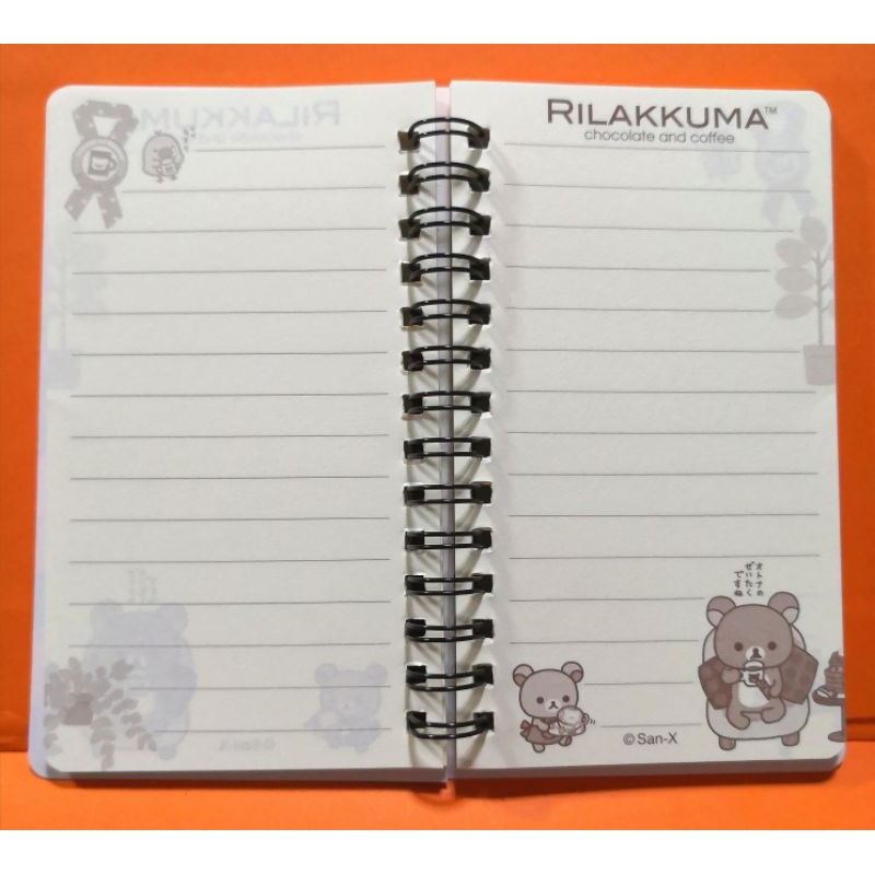 สมุดโน้ตปกพลาสติกสันห่วงลายลิขสิทธิ์แท้-rilakkuma-จาก-san-x