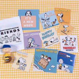 สติกเกอร์ ลายการ์ตูน Snoopy สําหรับตกแต่งบรรจุภัณฑ์ และของขวัญ