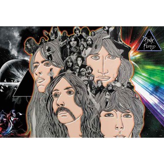 โปสเตอร์ วง ดนตรี Pink Floyd พิงก์ฟลอยด์ โปสเตอร์ติดผนัง โปสเตอร์สวยๆ ภาพติดผนัง poster