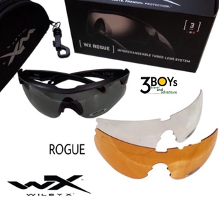 แว่นตา WileyX รุ่น ROGUE  ชุด 2เลนส์และ ชุด 3เลนส์