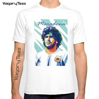 ฝ้ายเสื้อยืดพิมพ์ลายเสื้อยืดคอกลม แขนสั้น พิมพ์ลาย diego maradona 10 สไตล์คลาสสิก แฟชั่นฤดูร้อน สําหรับแฟนอาร์เจนตินาs-5