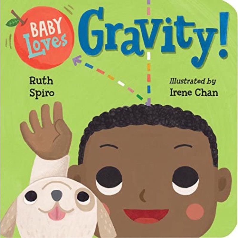 หนังสือเด็ก-baby-loves-gravity-science-วิทยาศาสตร์-ภาษาอังกฤษ-medical-school-university-stem-board-book-for-babies