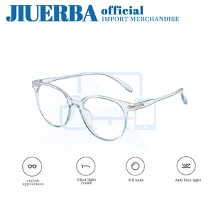 สินค้า (READY STOCK) COD แว่นตาป้องกันสีฟ้าแฟชั่นเกาหลีกรอบแว่นตาสีลูกกวาดผู้หญิง / ผู้ชาย