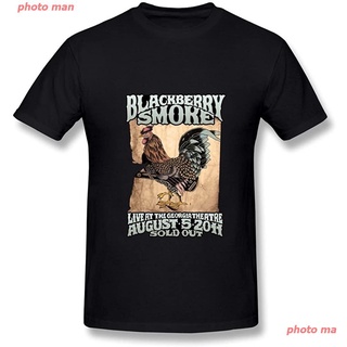 ราคาต่ำสุด!!แบล็คเบอร์รี่ สโมค ยุโรปและอเมริกา ผู้ชาย เสื้อยืด LQYG Mens Tshirt - Blackberry Smoke Live At The Georgia
