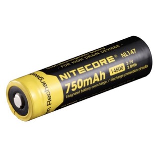 ถ่านชาร์จ Nitecore NL147 14500 750mAh 3.7V 1ก้อน