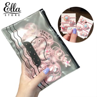 ella ยางมัดผมลายดอก 20 ชิ้น/ชุด