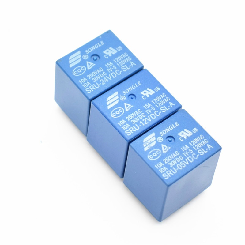 รีเลย์พาวเวอร์ SRU-05VDC-SL-A SRU-12VDC-SL-A SRU-24VDC-SL-A 4PIN ...
